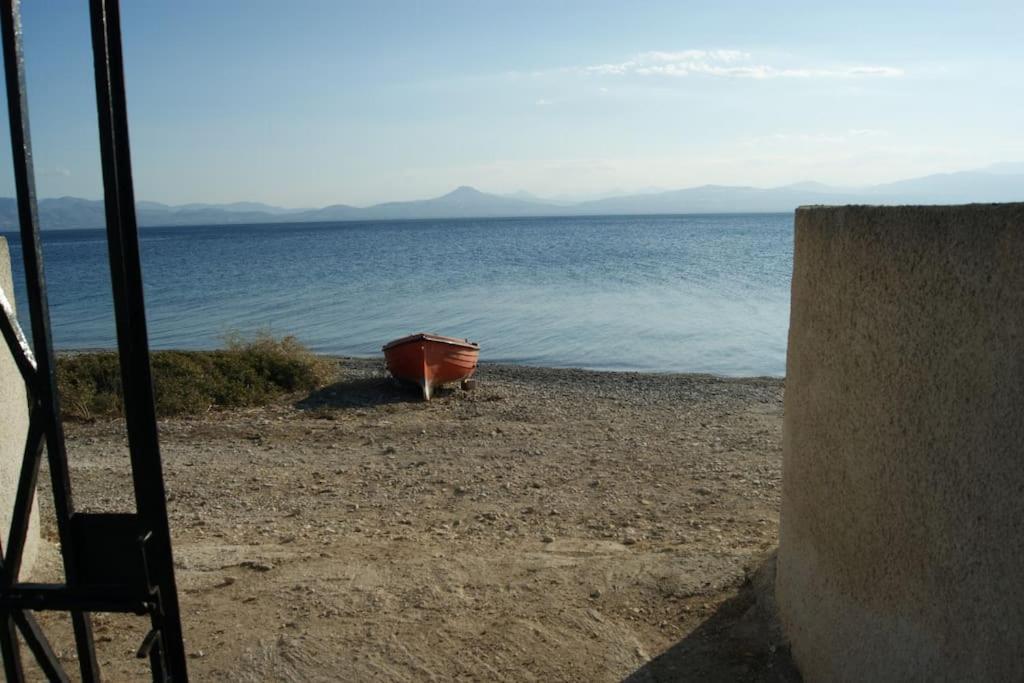 House By The Sea At Skaloma, Loutraki Villa Limni Vouliagmenis Eksteriør bilde